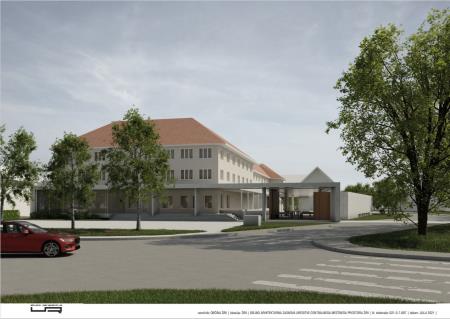 Pogled na predvideno ureditev pred Zadružnim domom